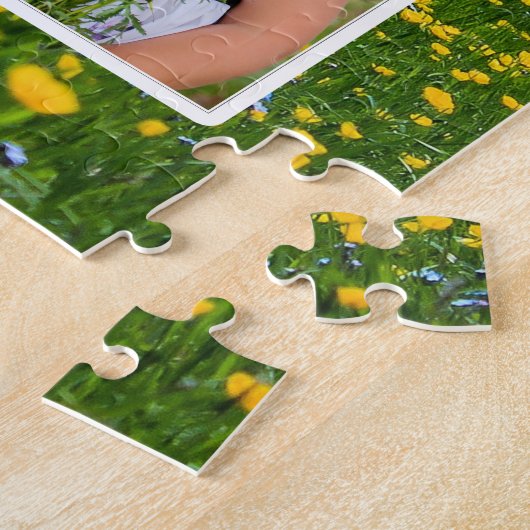 8 Foto "Kleinkinderen maken het leven groot" Legpuzzel (Zijkant)