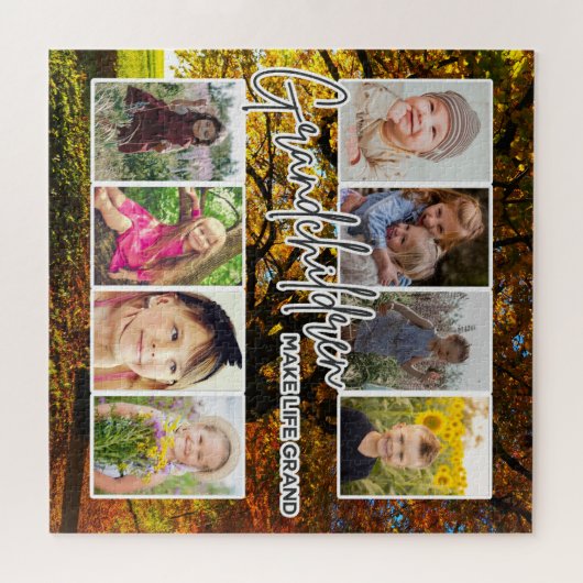 8 Foto "Kleinkinderen maken het leven groot" Legpuzzel (Horizontaal)