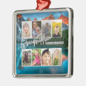 8 Foto "Kleinkinderen maken het leven groot" Metalen Ornament (Links)