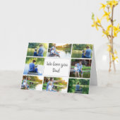 8 Foto Vaderdag Beste Papa ter Wereld Kaart (Gele Bloem)