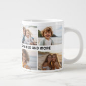 8 Fotocollage 1 tekstregel -- KAN kleur bewerken Grote Koffiekop (Rechts)