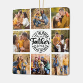 8 Fotocollage All Occasion World's Best Father Keramisch Ornament (Links)