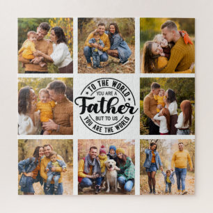 8 Fotocollage All Occasion World's Best Father Legpuzzel