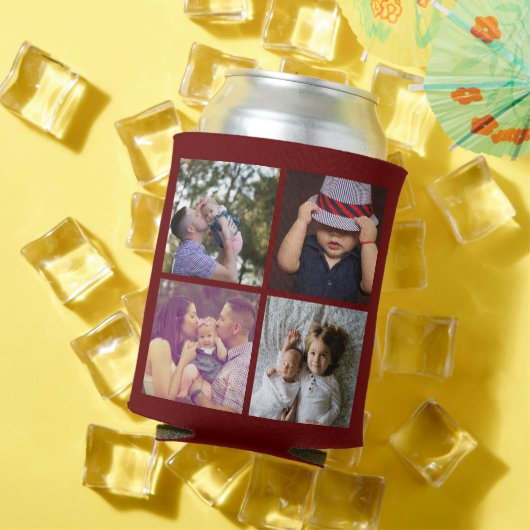 8 Fotocollage DIY Fun gepersonaliseerde Koelbox Blikjeskoeler (Insitu Zomer)