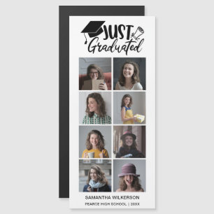 8 Fotocollage enkel afgestudeerd magnetisch kaarts