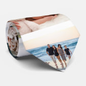 8 Fotocollage Gepersonaliseerde Aangepaste Stropdas (Opgerold)