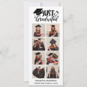 8 Fotocollage net afgestudeerd klasse van 20XX Aankondiging (Voorkant)