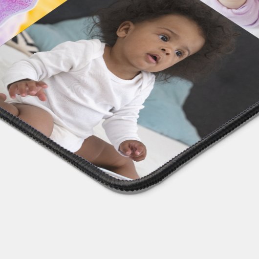 8 Fotocollage op maat geschenk Bureaumat (Hoek)