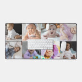 8 Fotocollage op maat geschenk Bureaumat (Keyboard & Muis)