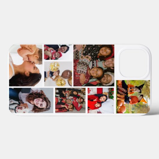 8 fotocollage personaliseren Case-Mate iPhone case (Achterkant (horizontaal))
