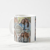 8 Fotocollage Proost op vrienden Koffiemok (Voorkant links)