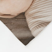 8 Fotocollage sjabloon gepersonaliseerd Fleece Deken (Hoek)