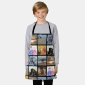 8 Fotocollage Volledige kleur Keepsake Gift Kinder Schort (Gedragen)