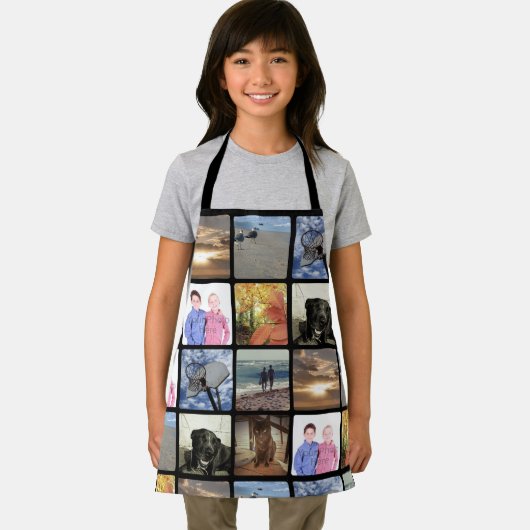 8 Fotocollage Volledige kleur Keepsake Gift Kinder Schort (Insitu)