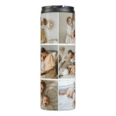 8 Fotocollage We Love You Opa Arch Thermosbeker (Achterkant)