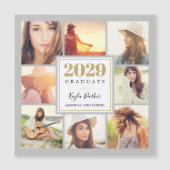 8 Fotomagnetische Afstuderen Aankondiging Kaarten (Voorkant)