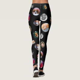 8 Fotopolka stip Sjabloon Circles Black Exercy Leggings