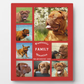 8 Foto's Familie Foto ✨ Aangepaste Herinneringen Fotoplaat (Voorkant)