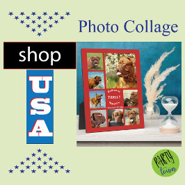 8 Foto's Familie Foto ✨ Aangepaste Herinneringen Fotoplaat