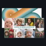 8 Foto's - Familie Samenkomst Bedankt Collage Feestdagenkaart<br><div class="desc">Een leuke herinnering aan een familiebijeenkomst met een plek om 8 foto's toe te voegen en tekst over de bijeenkomst toe te voegen.</div>