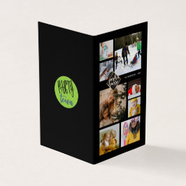 8 foto's van de familie ✨ Kerstmis Parka-bende Kaart