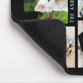 8 Fotosjabloon Collage met aangepaste tekst Mousep Muismat (Hoek)