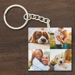 8 Fotosjabloon Dubbelzijdig acrylhoudend Sleutelha Sleutelhanger