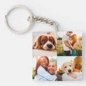 8 Fotosjabloon Dubbelzijdig acrylhoudend Sleutelha Sleutelhanger (Voorkant)