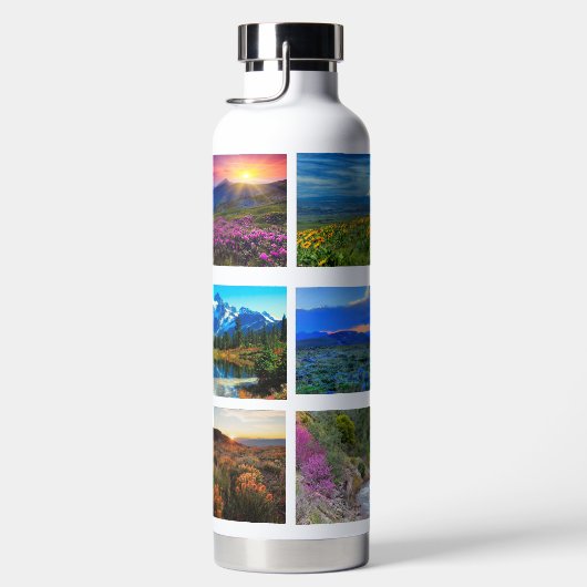 8 Fotosjabloon Personaliseert tekstvacuüm verzegel Waterfles (Rechts)