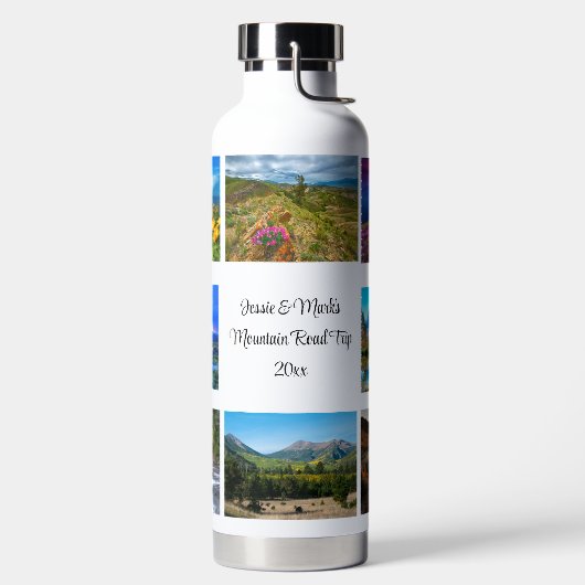 8 Fotosjabloon Personaliseert tekstvacuüm verzegel Waterfles (Links)