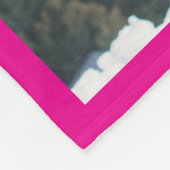 8 Gemengde Maat Fotocollage Hot Pink Fleece Deken (Hoek)