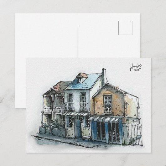 8: Glebe Briefkaart (Voorkant / Achterkant)