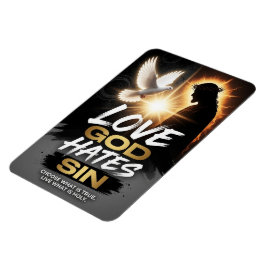 #8   God liefhebben zonde haten Magneet