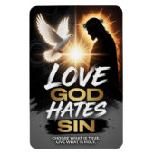#8 God liefhebben zonde haten Magneet (Verticaal)