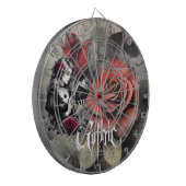 #8 Gotische pret Dartbord (Voorkant Links)