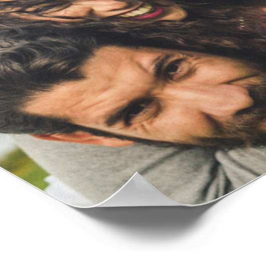 8 Grafiek Greenery PHOTO voor tafelbruiloft Poster (Hoek)