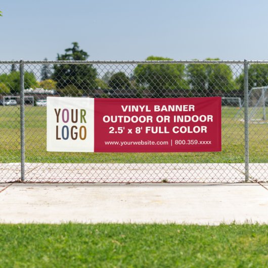 8' grote aangepaste vinylbanner buiten of binnen spandoek (Insitu)