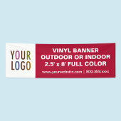 8' grote aangepaste vinylbanner buiten of binnen spandoek