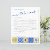 8 Help de bruid schrijven haar geloften Vrijgezell (Staand voorkant)