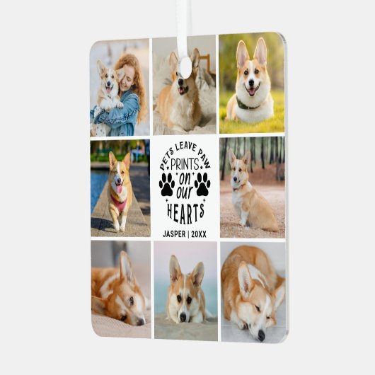 8 Herdenking van het herdenkingsprogramma voor col Metalen Ornament (Voorkant links)