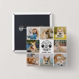 8 Herdenking van het herdenkingsprogramma voor col Vierkante Button 5,1 Cm