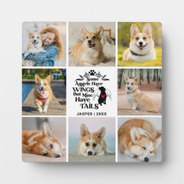 8 Herinnering aan verlies van fotocollage Pet Dog Fotoplaat