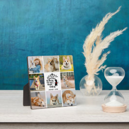 8 Herinnering aan verlies van fotocollage Pet Dog Fotoplaat