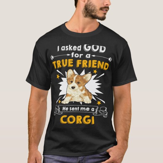 8 Hij Stuurde Me Een Corgi T-shirt (Voorkant)