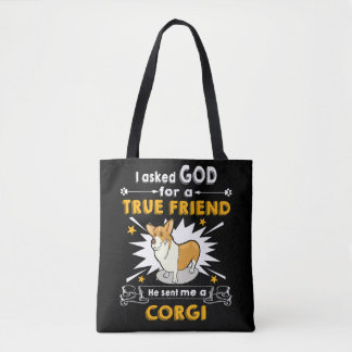 8 Hij stuurde me een Corgi Tote Bag