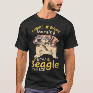 8 Ik word elke ochtend wakker met een Beagle naast T-shirt