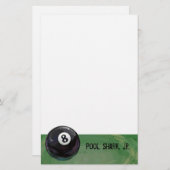 8-inch briefpapier (Voorkant / Achterkant)