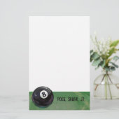 8-inch briefpapier (Staand voorkant)