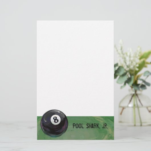 8-inch briefpapier (Staand voorkant)