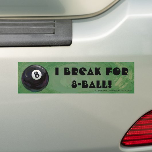 8-inch bumpersticker (Op auto)